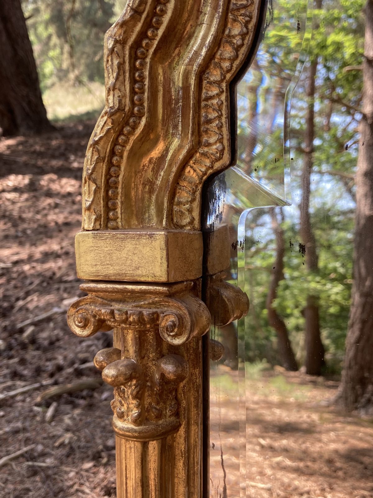 Home Decor Late 18th Century Pier Glass/ Mirror In The Queen Anne Style, Circa 1790 photo