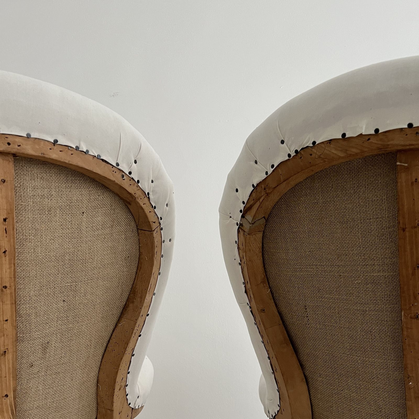 A Pair Of French Napoleon Spoon Back Chairs photo Furniture