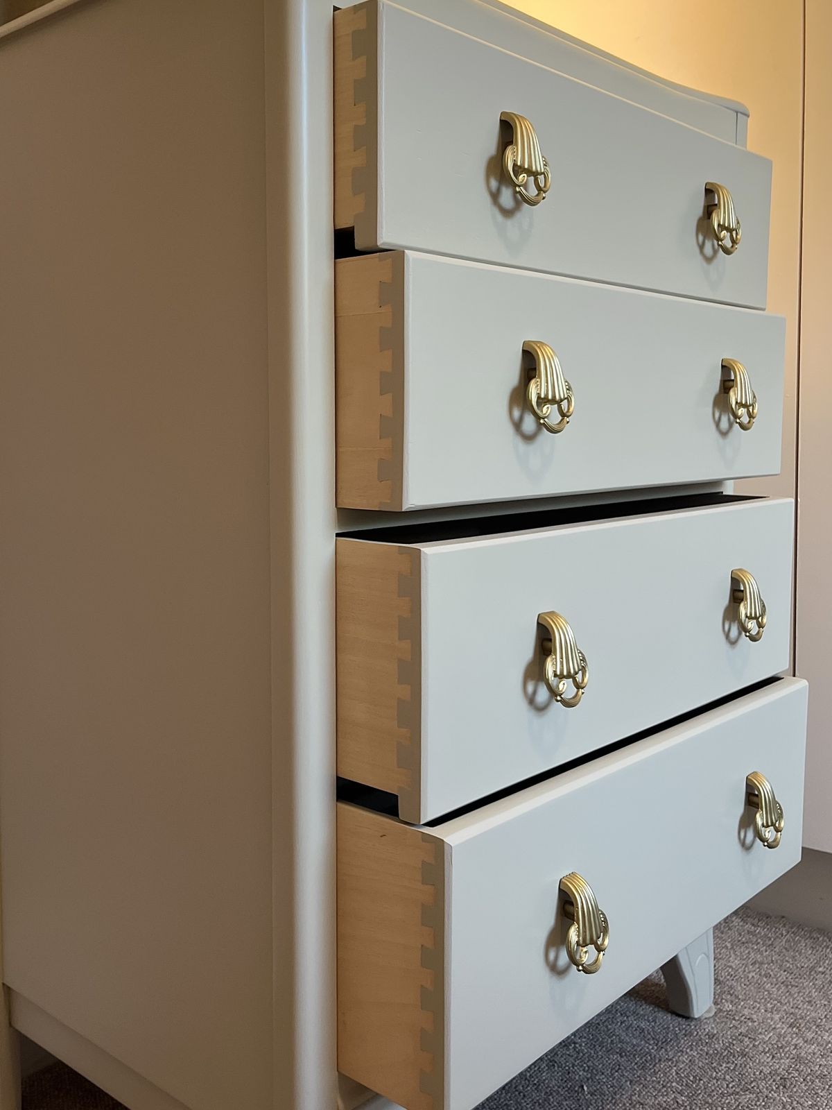 Harris Lebus Chest Of Draws With Original Coin