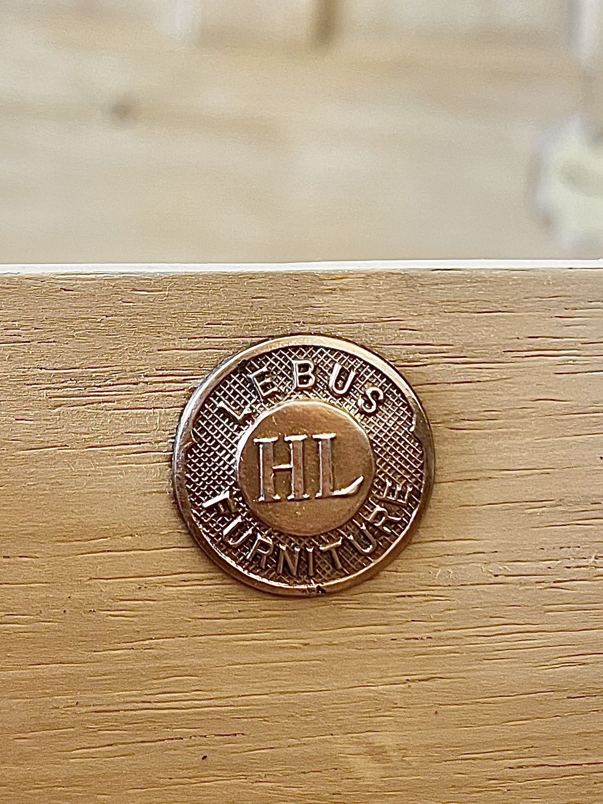 1050.0 Harris Lebus Chest Of Draws With Original Coin photo