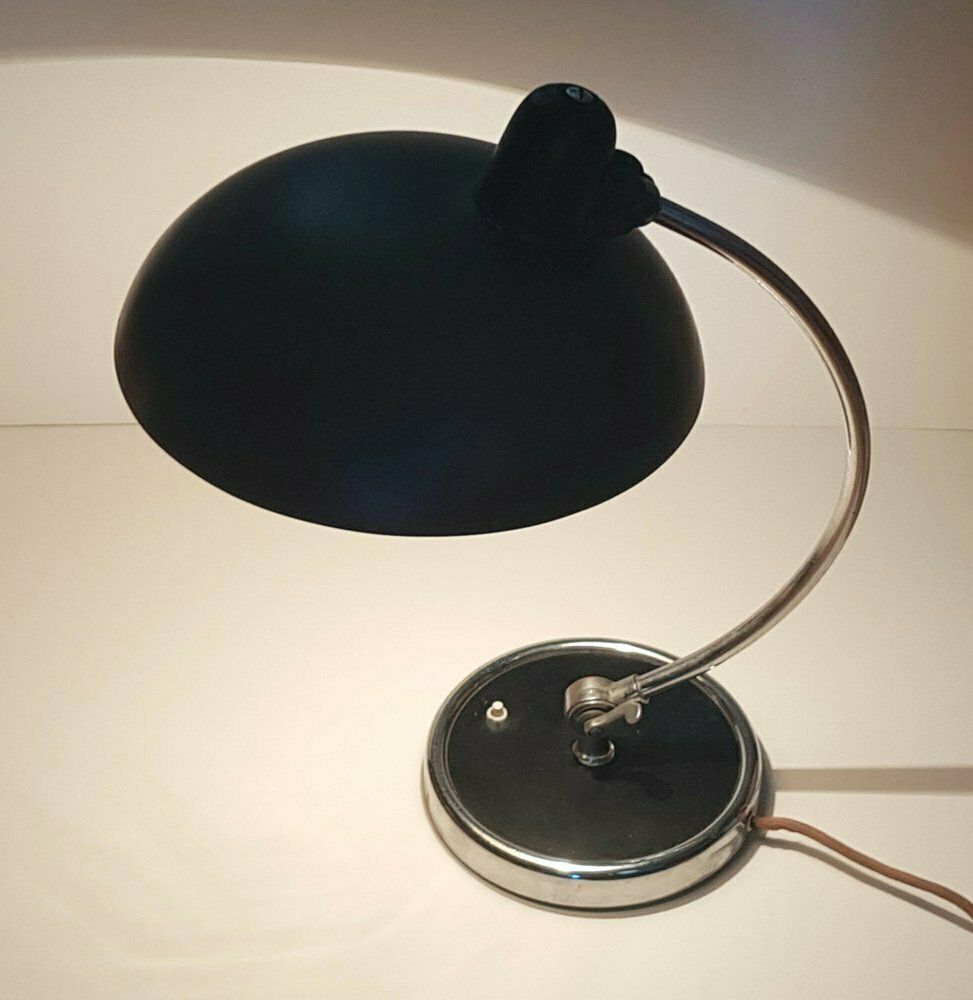 Black President 6631 Desk Lamp By Christian Dell For Kaiser Idell  Kaiser Leuchten 1930s photo 980.0