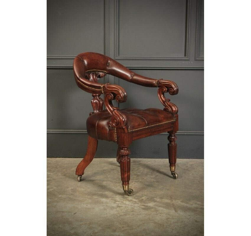 Pair Of William IV Rosewood Desk Chairs photo buy