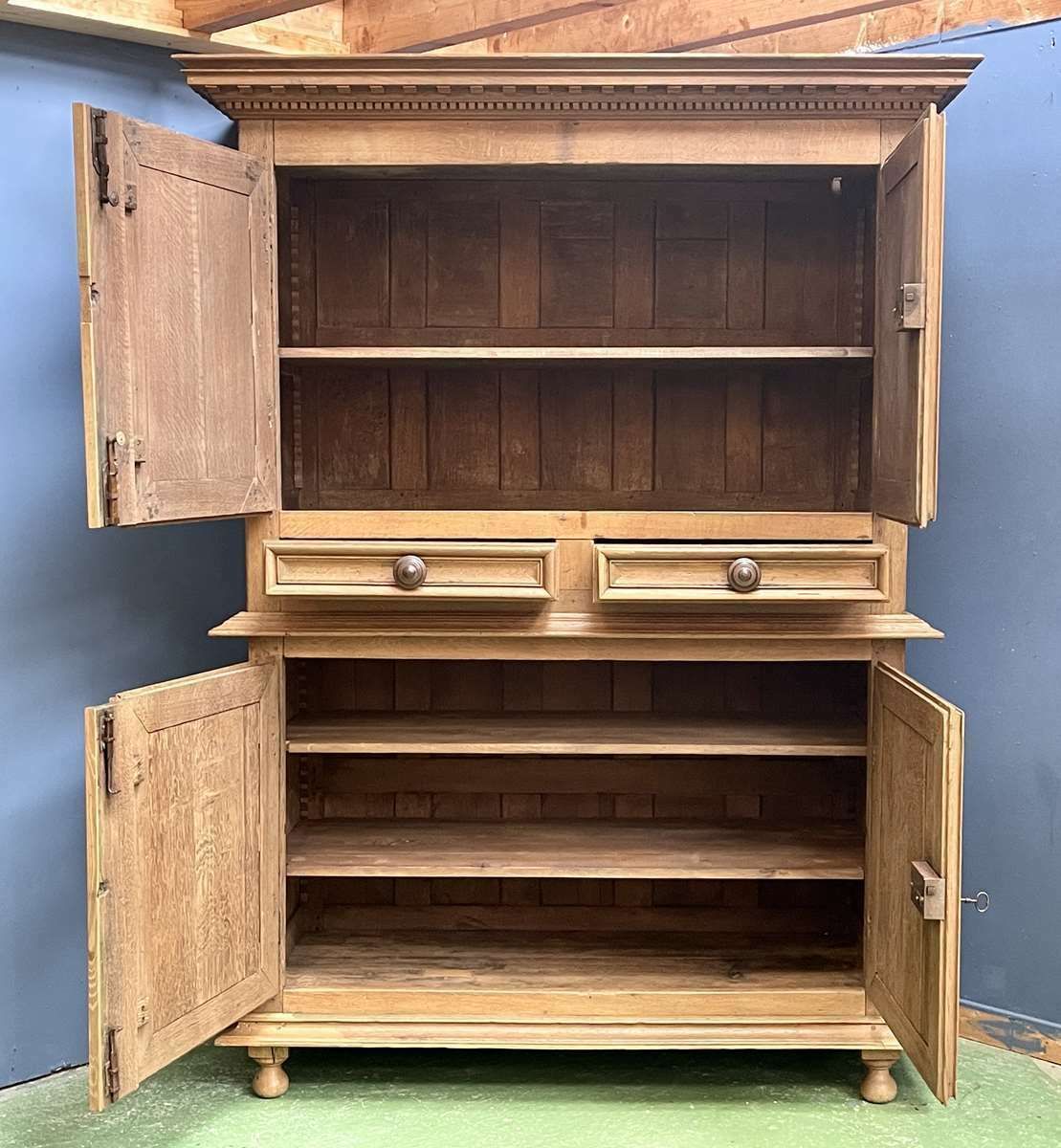 XVIII Century Rough Oak Sideboard photo furniture