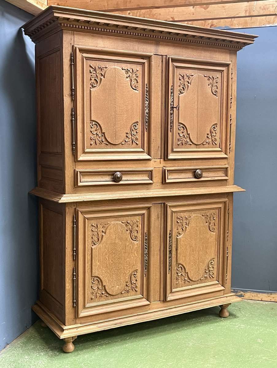 XVIII Century Rough Oak Sideboard photo for sale
