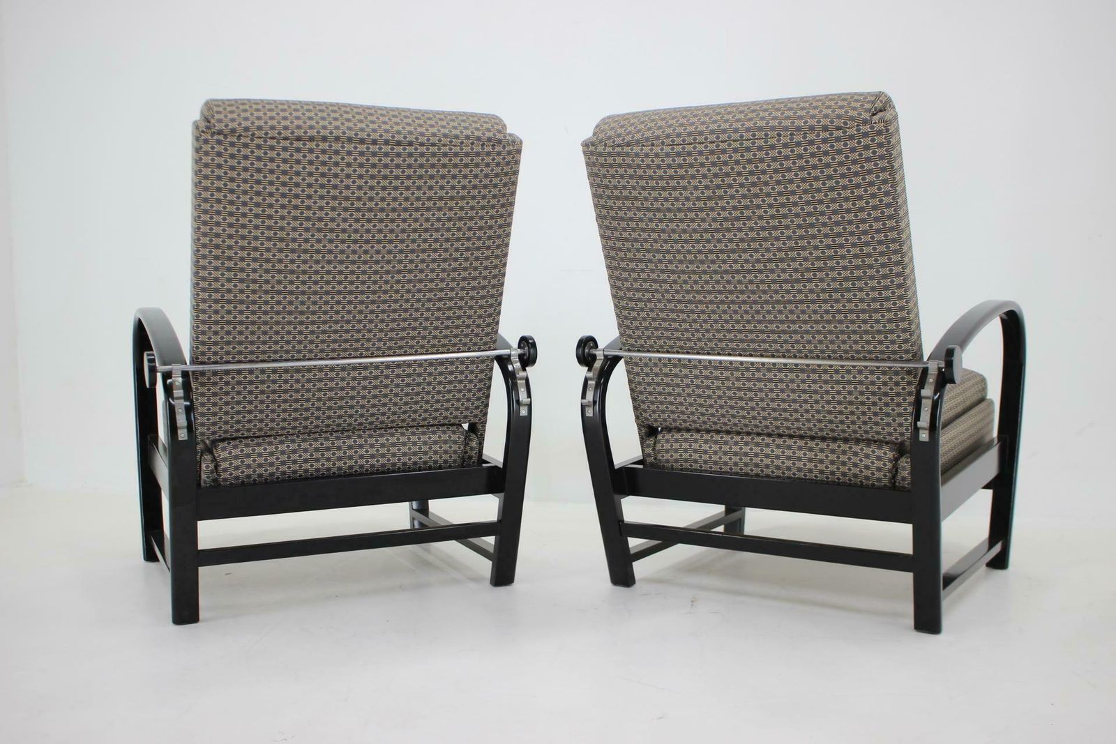 photo buy 1940s Pair Of Kropacek Kozelka Adjustable Armchairs Czechoslovakia