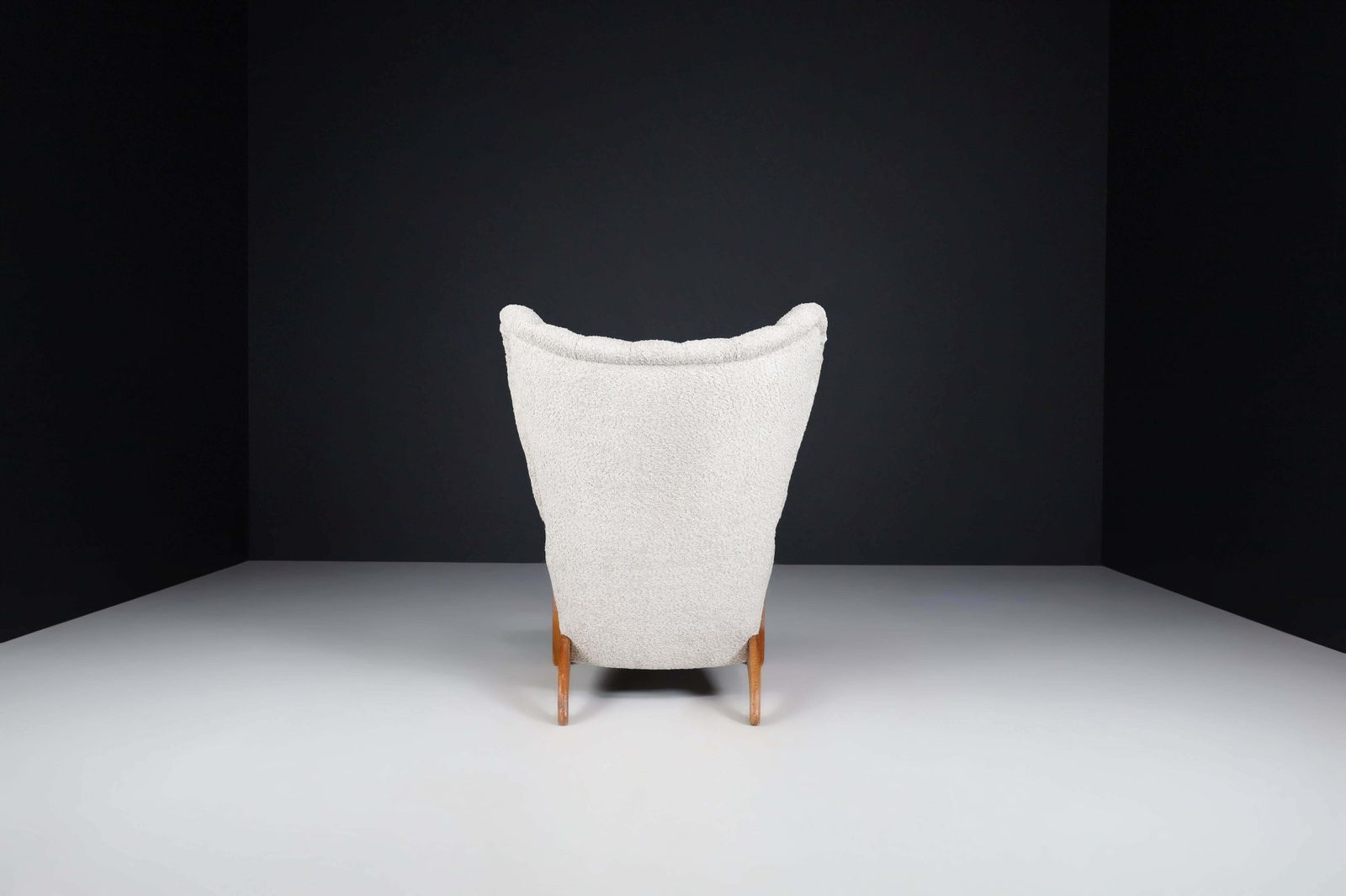 Koželka And Kropáček Wingback Armchair Czechia, 1940s photo vinterior