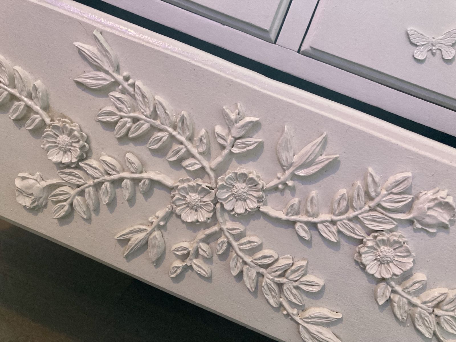 Beautiful Bespoke Hand Decorated Dresser Drawers photo for sale
