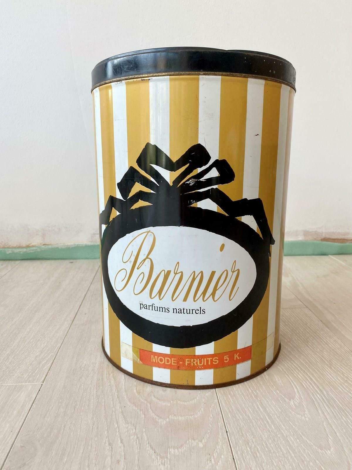 Vintage French Barnier Parfums Naturels Tin, Bon Bons photo Home Decor