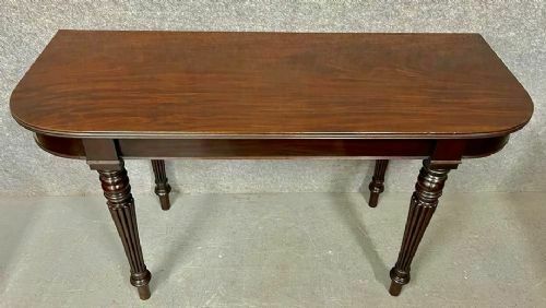 Good Quality Pair Of George IV Mahogany Console Tables photo for sale