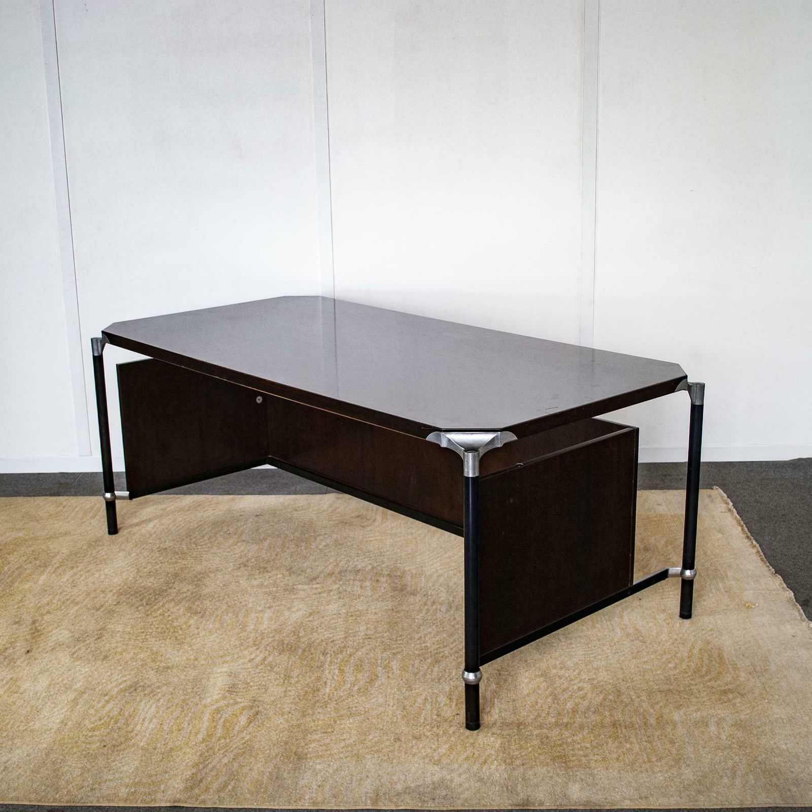 Ico Parisi Desk For Mim Rome From 60's photo Furniture