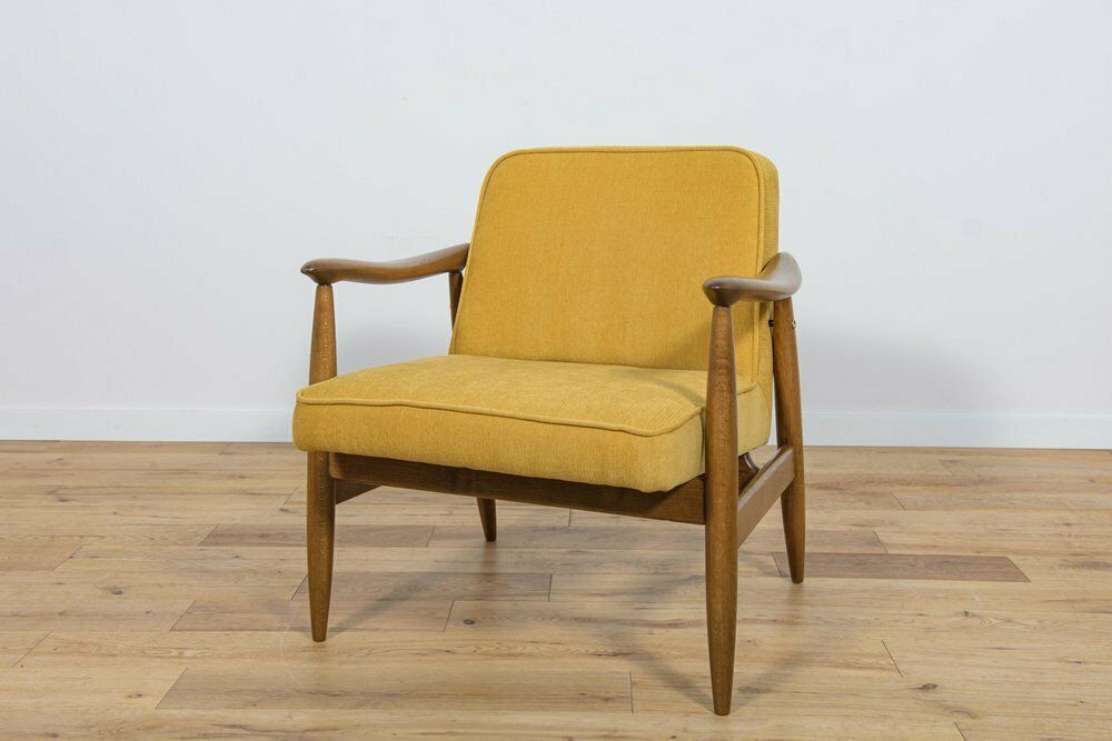 Gfm 87 Armchair By Juliusz Kedziorek For Gościcińskie Furniture 1960s photo furniture