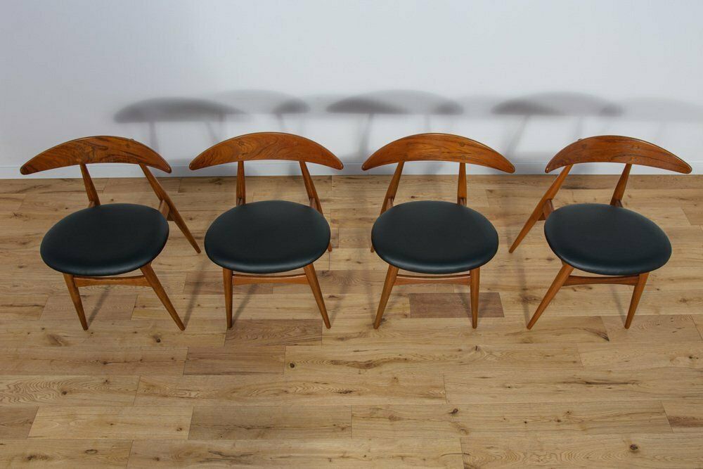 Mid Century Danish Ch33 Dining Chairs By Hans J Wegner For Carl Hansen And Søn 1960s Set Of 4 photo buy