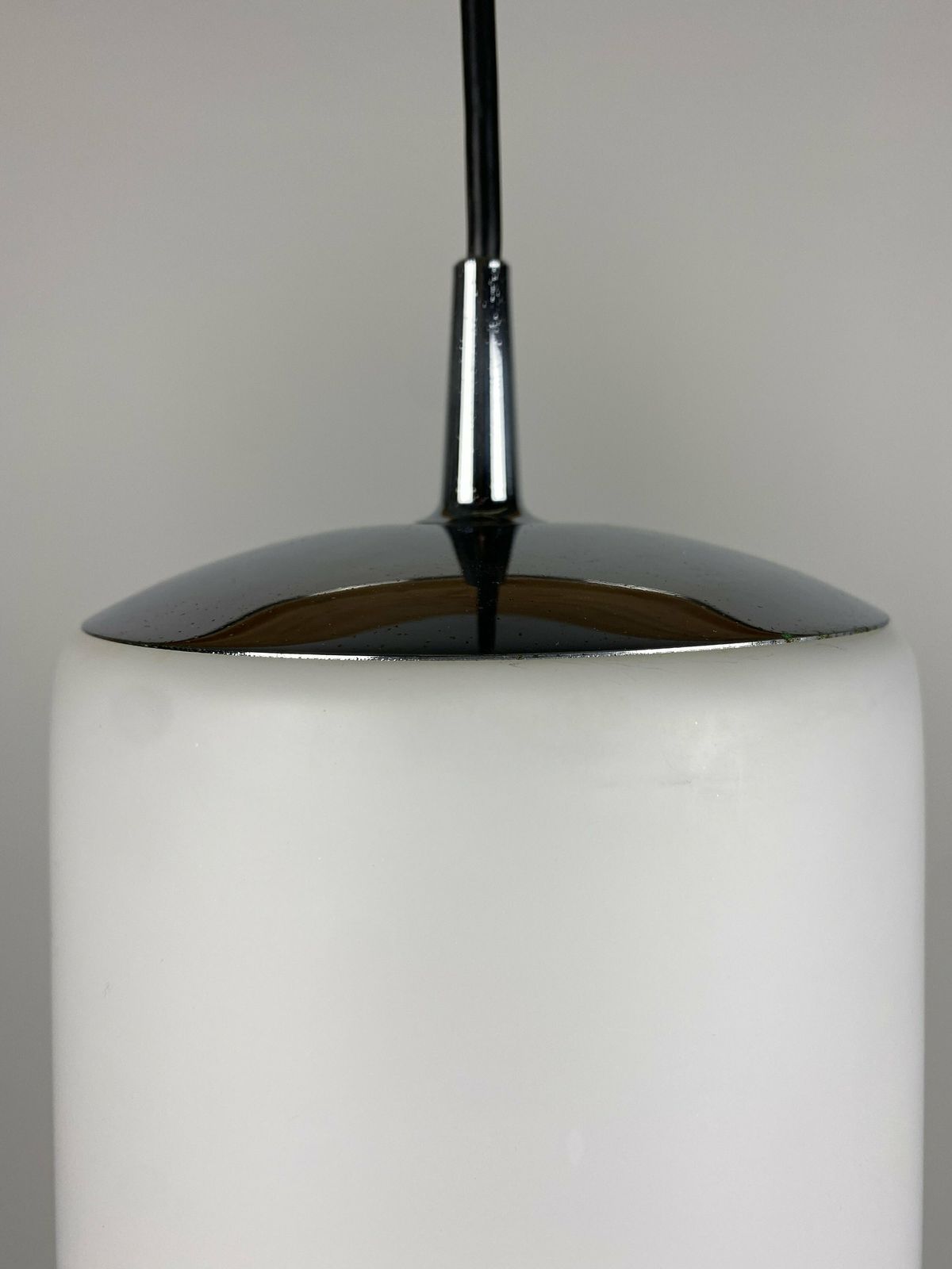 Enorme Zeldzame Hanglamp Van Mat Wit Glas Door Peill Und Putzler Xl 1960 photo buy