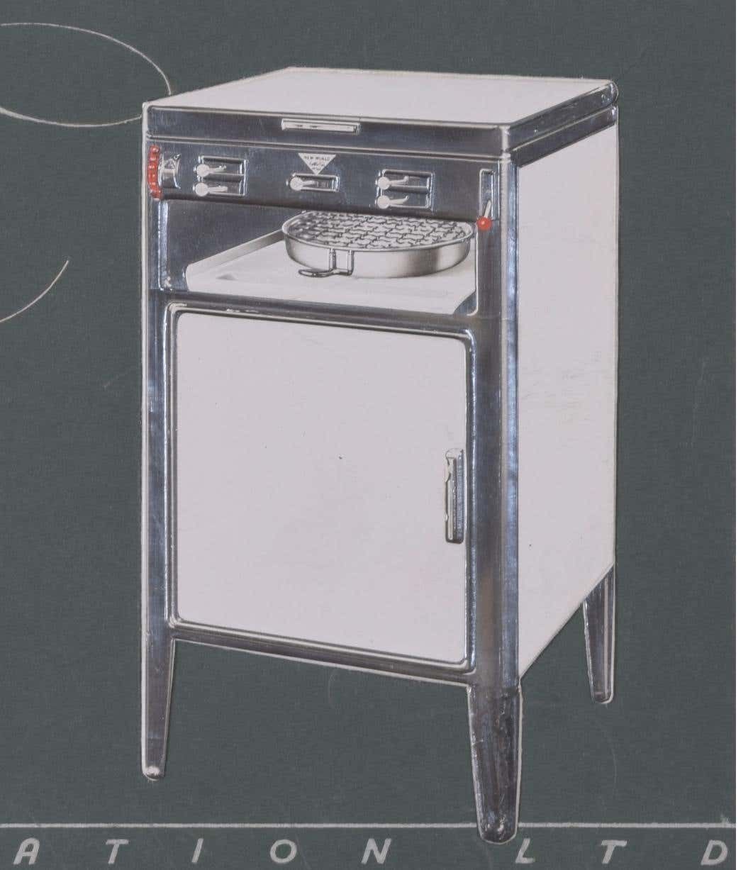 Radiation Gas Cookers Achievement Art Deco Brochure Design By Brownbridge 1930s photo for sale