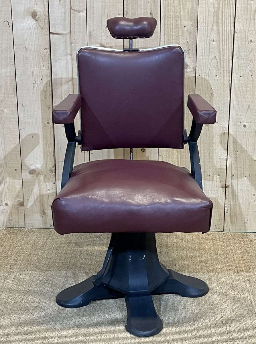 1950s Hairdresser's Chair In Skai
