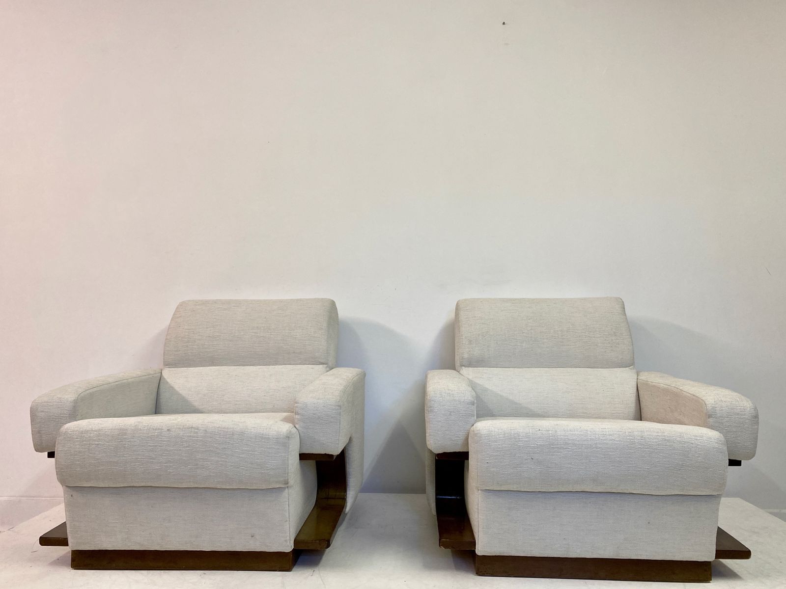 Pair Of 1970s Italian Lounge Chairs photo for sale