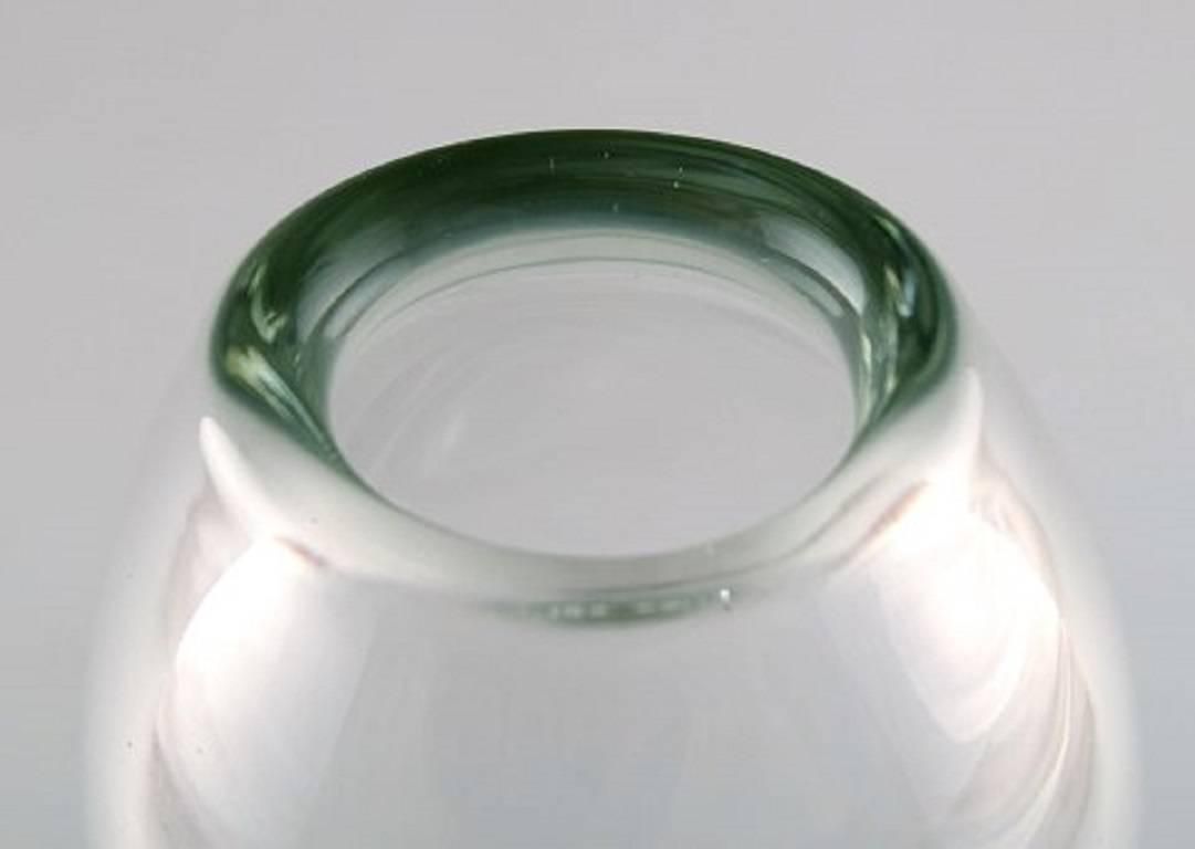 Pair Of Large Orrefors Glass Vases, Stylish Swedish Design, 1950s 1960s photo buy