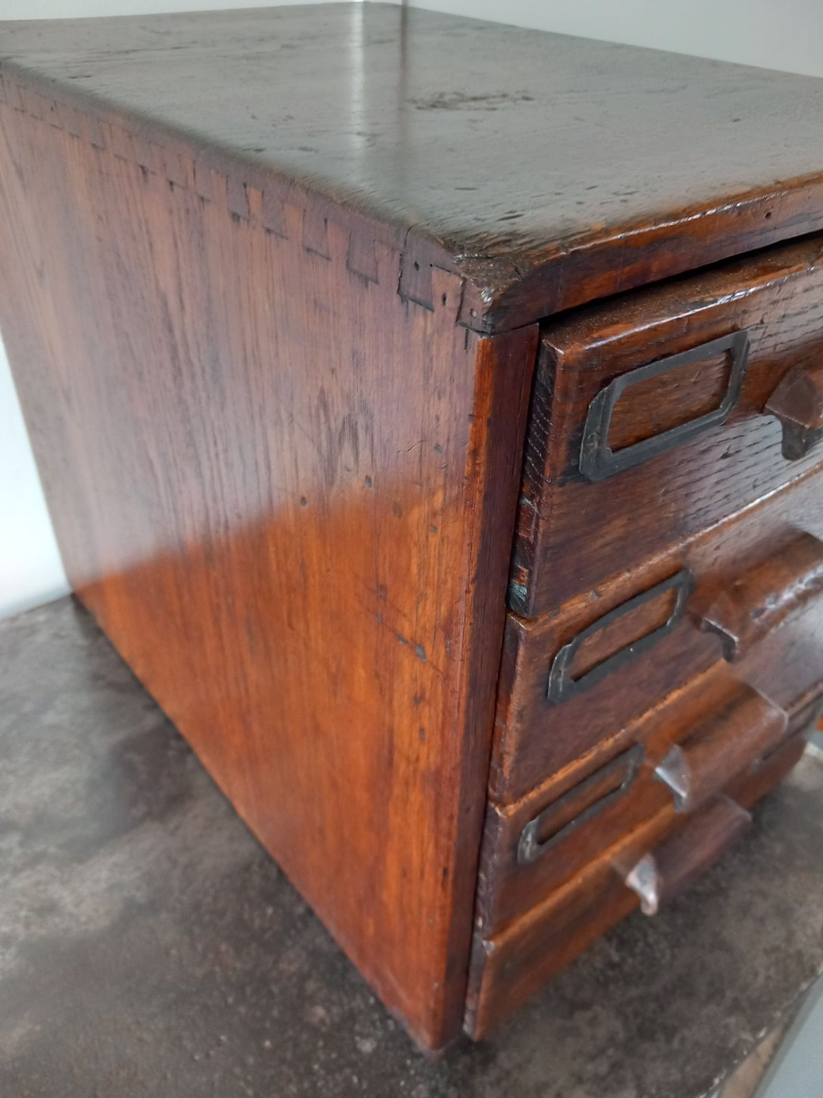 Small Solid Oak Chest Of Drawers photo furniture