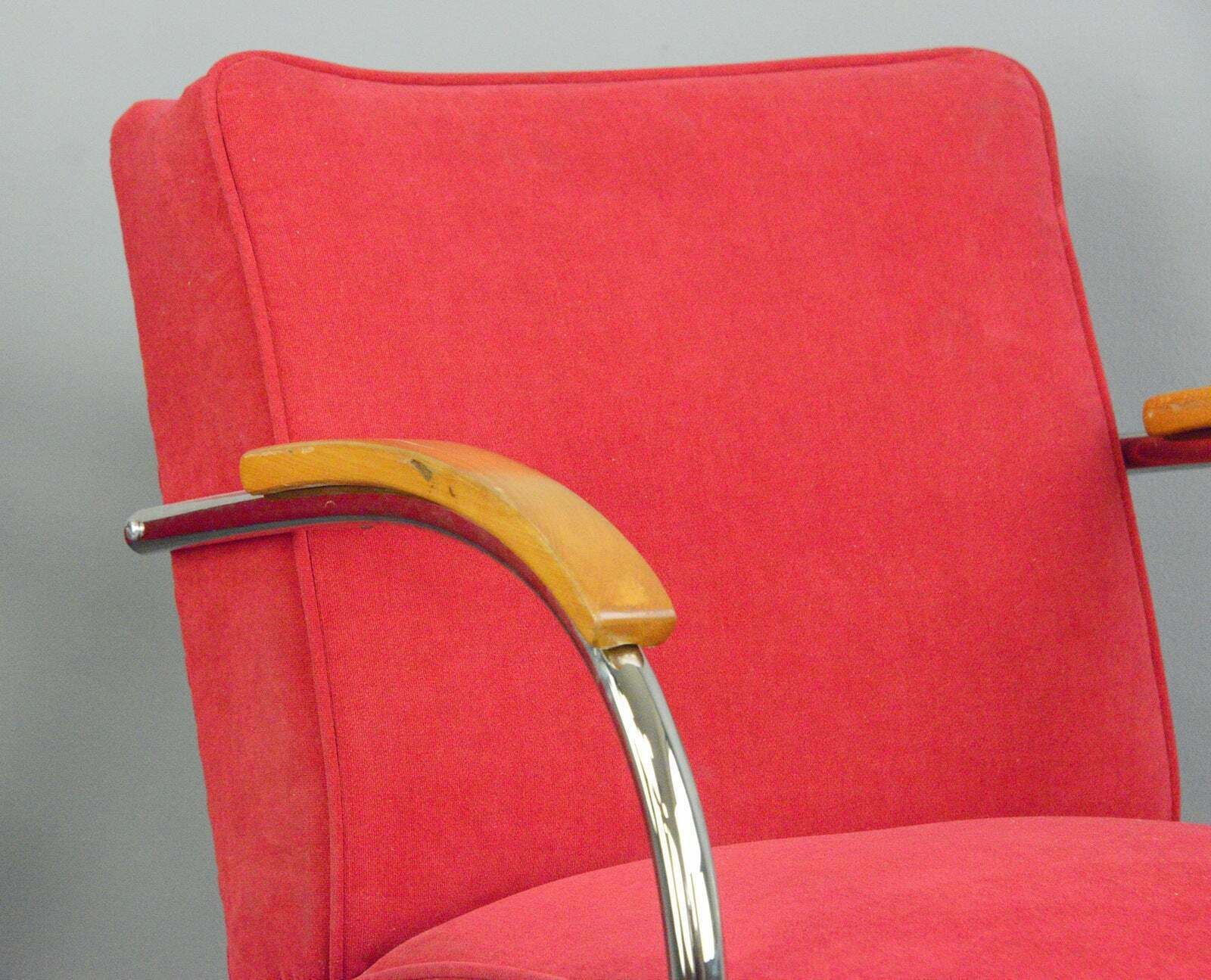 Bauhaus Armchair By Mucke Melder Circa 1930s photo vintage
