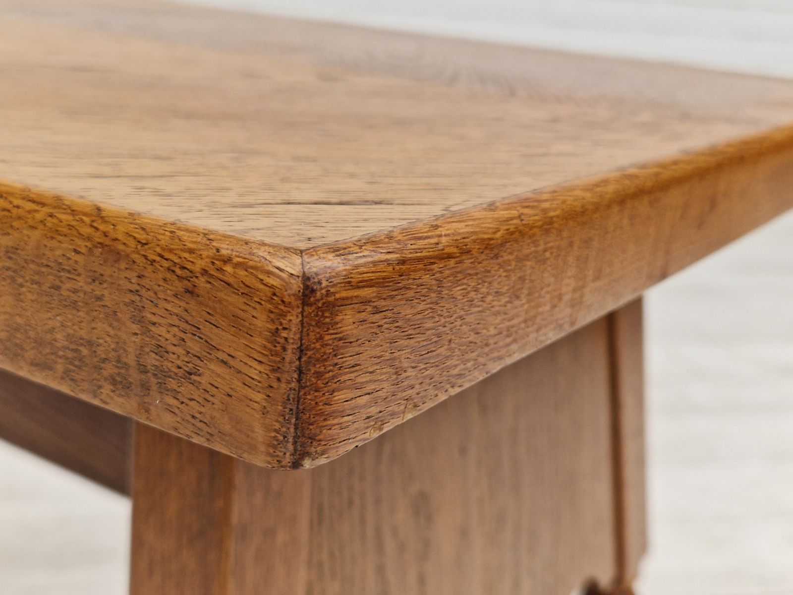1950s, Danish Design, Oak Wood Coffee Table, Original Condition. photo for sale