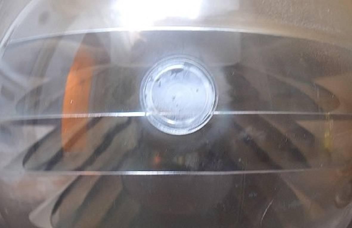 Poul Henningsen / Verner Panton Style Large Ceiling Lamp In Plexiglas photo vintage