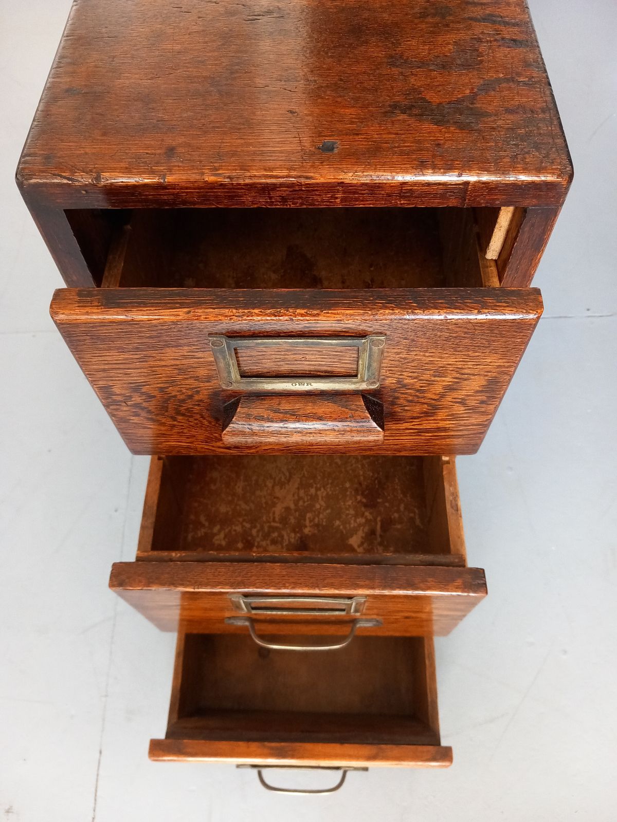 An Oak 3 Drawer Chest, Early 20th Century photo for sale