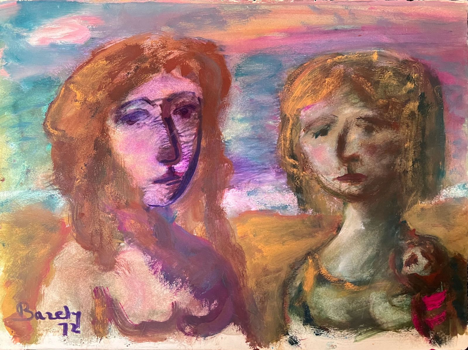 "Mother And Daughter 2" Van Henriette Barety