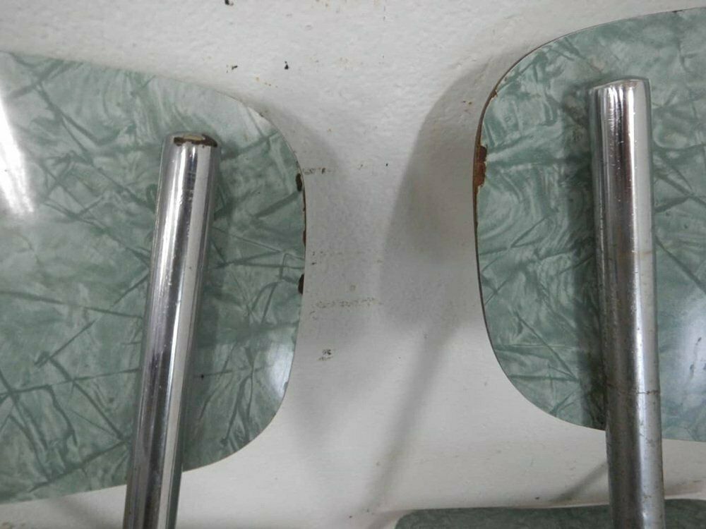 Speckled Green Formic Set, 1960s, Set Of 4 photo vintage