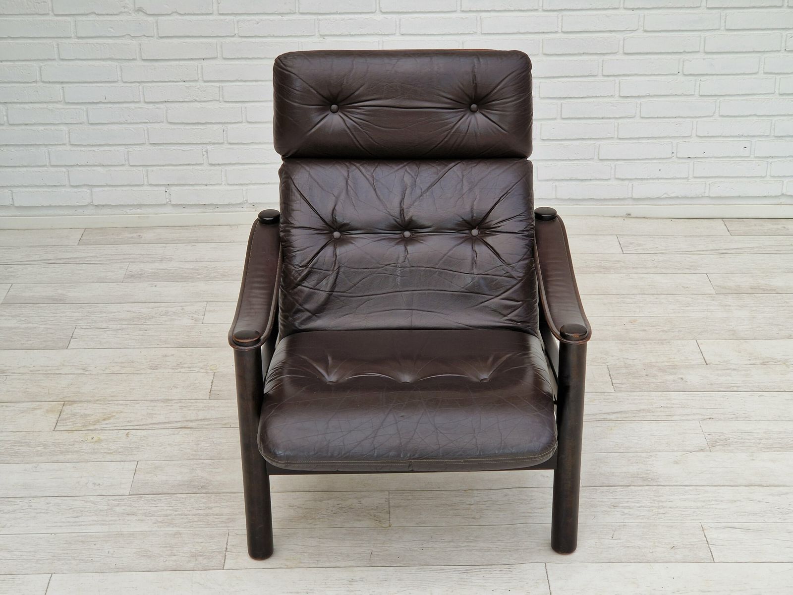 1970s, Danish Design By Ebbe Gehl & Søren Nissen, Lounge Armchair, Original Good Condition. photo vinterior