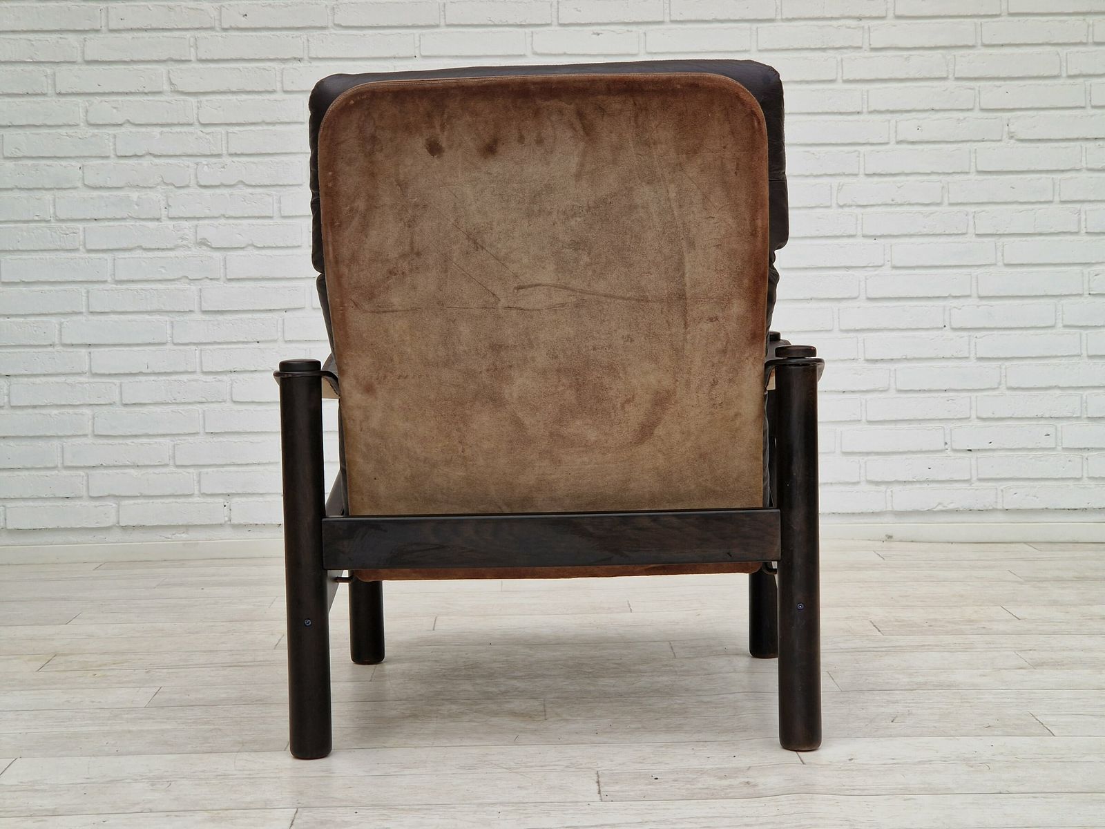 photo for sale 1970s, Danish Design By Ebbe Gehl & Søren Nissen, Lounge Armchair, Original Good Condition.