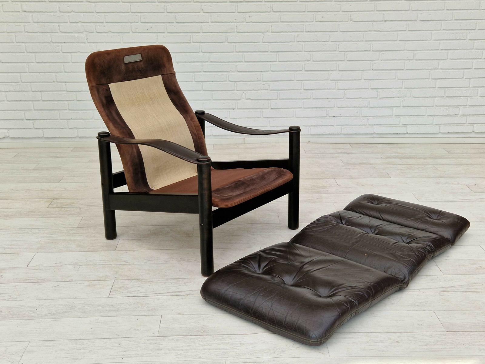Furniture 1970s, Danish Design By Ebbe Gehl & Søren Nissen, Lounge Armchair, Original Good Condition. photo