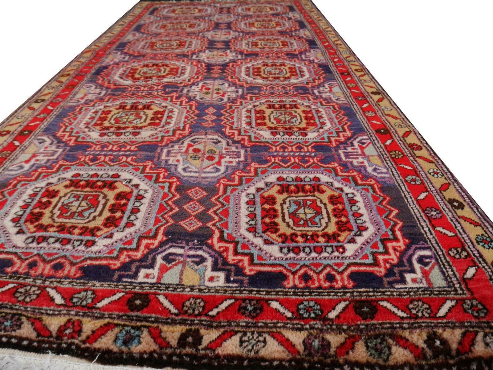 photo vinterior Loper Kaukasisch Tapijt Vintage Azeri Turkmeens Design Djoharian Collection
