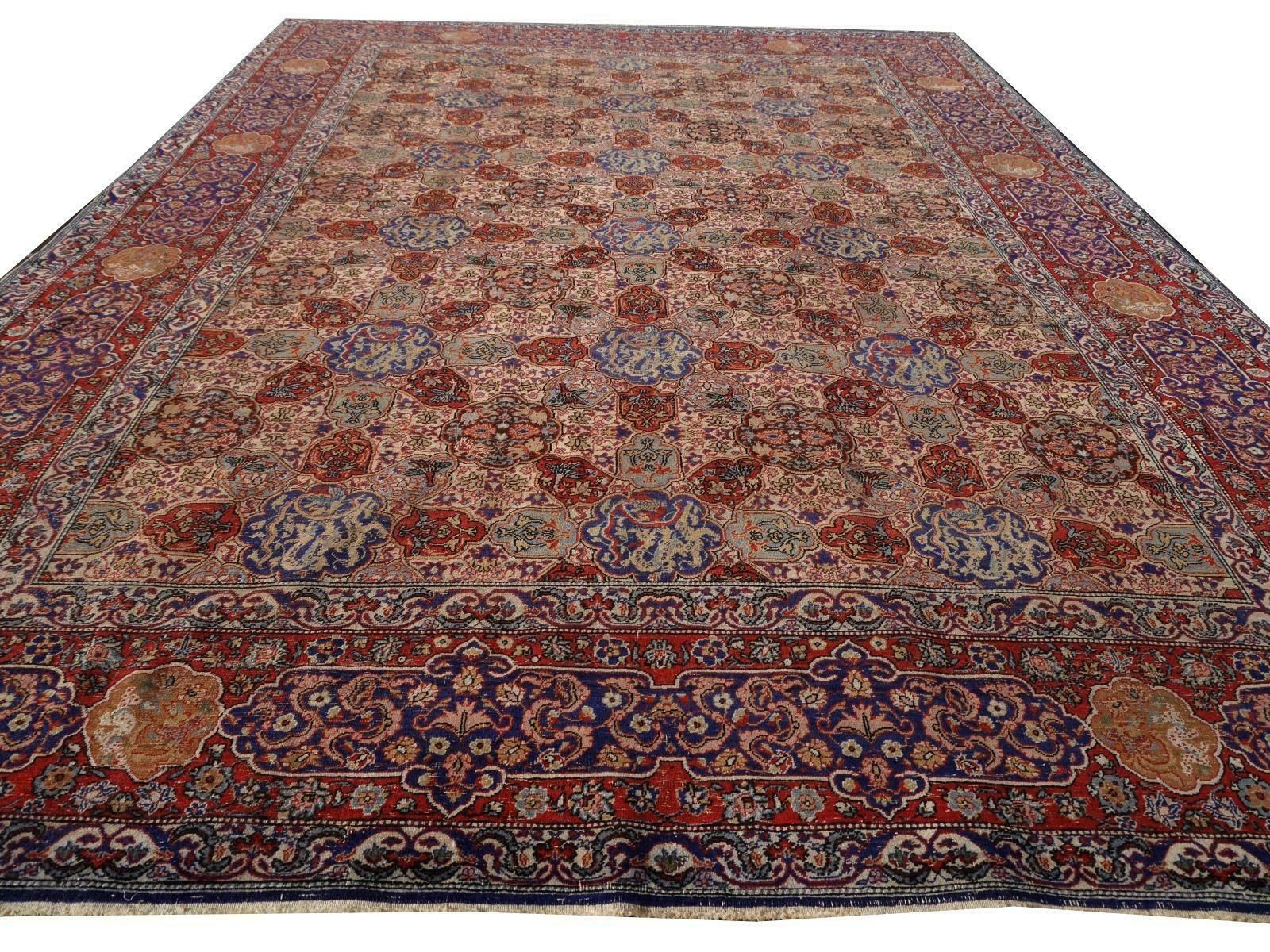 Antique Dragon Rug Hand Knotted In Hereke Turkish Carpet photo 5445.0