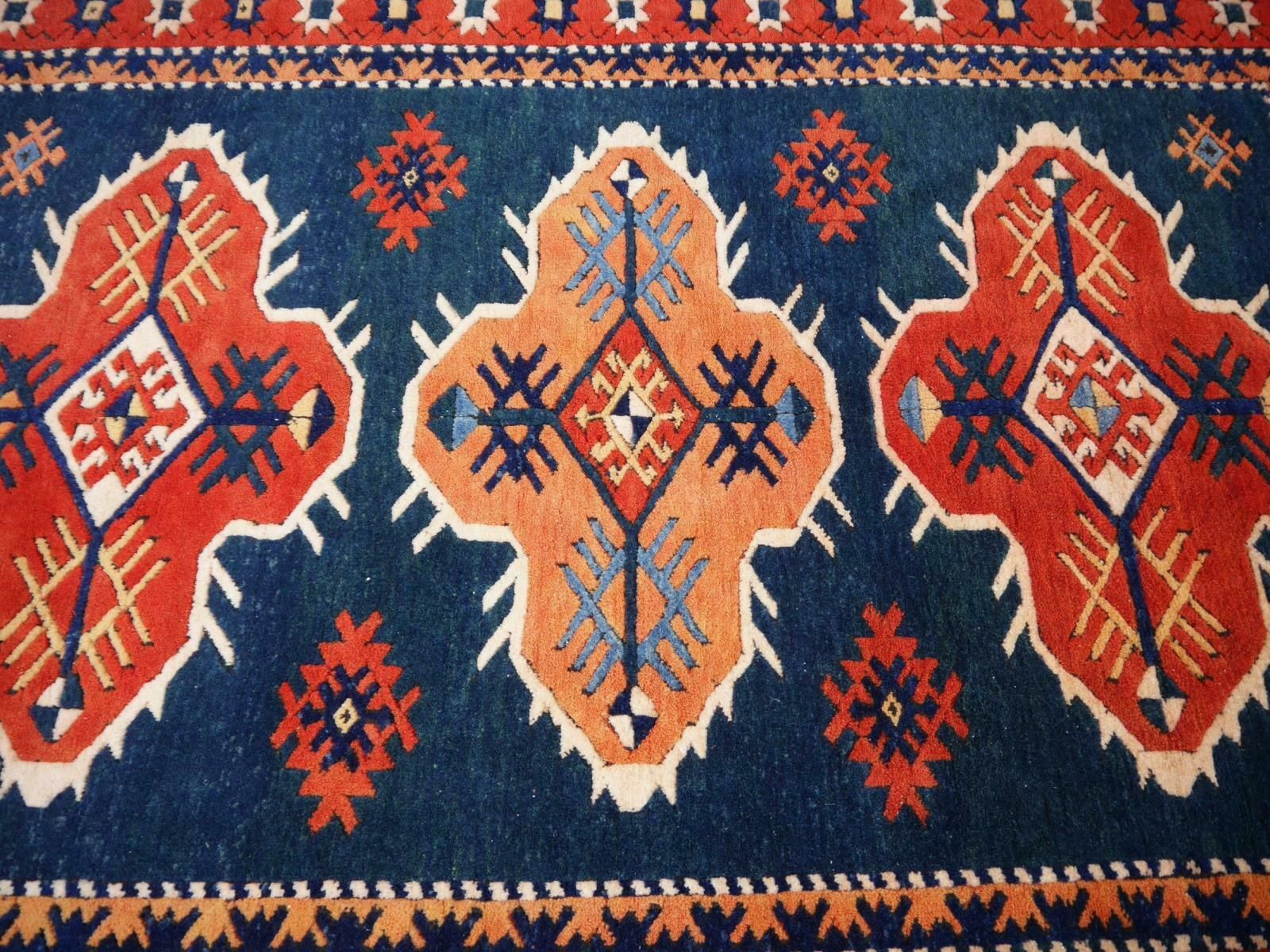Turkish Azeri Rug Vintage With Caucasian And Heriz Design Djoharian Collection photo buy