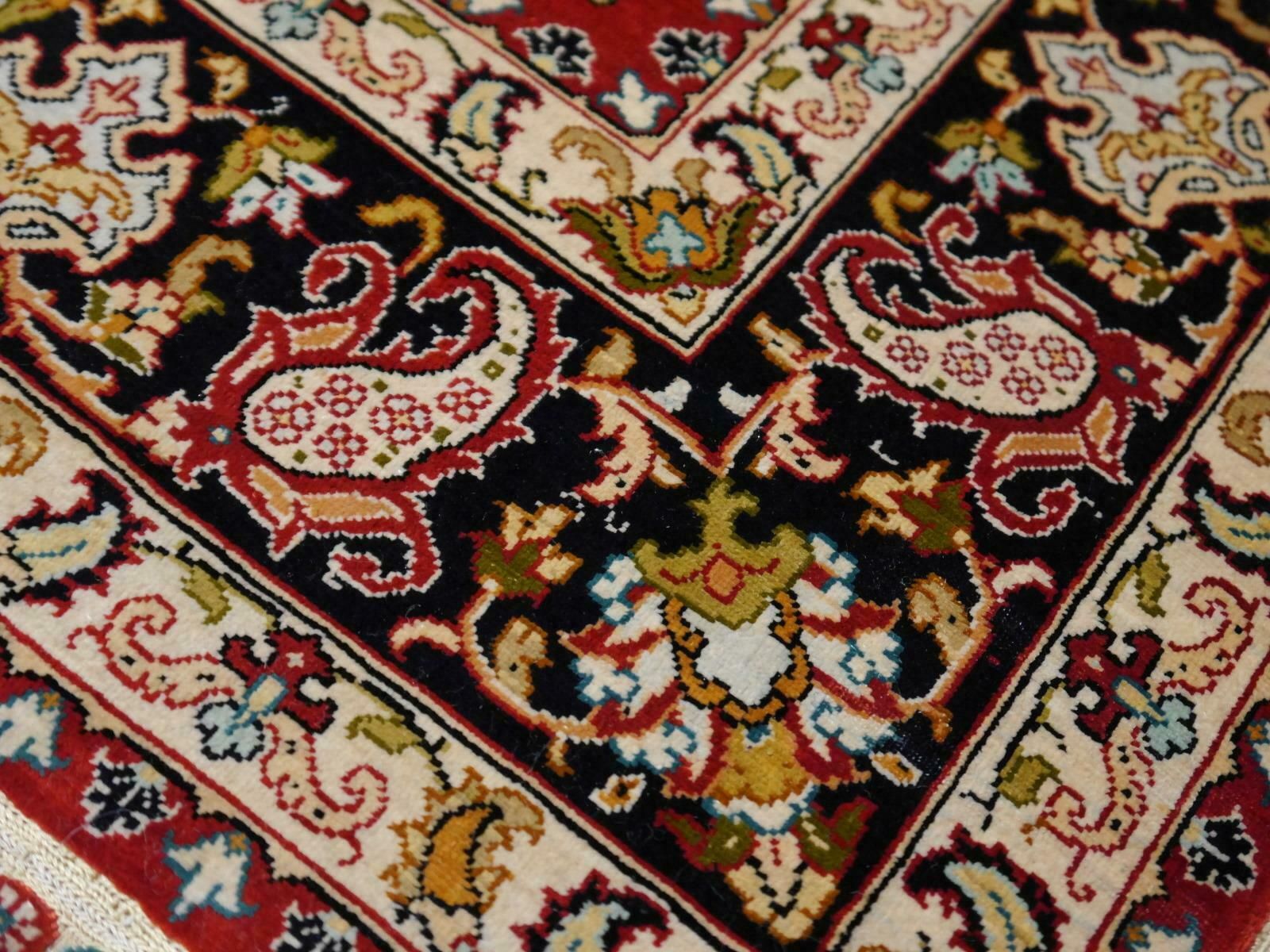 Textiles Pure Silk Hereke Ozipek Turkish Rug Signed photo