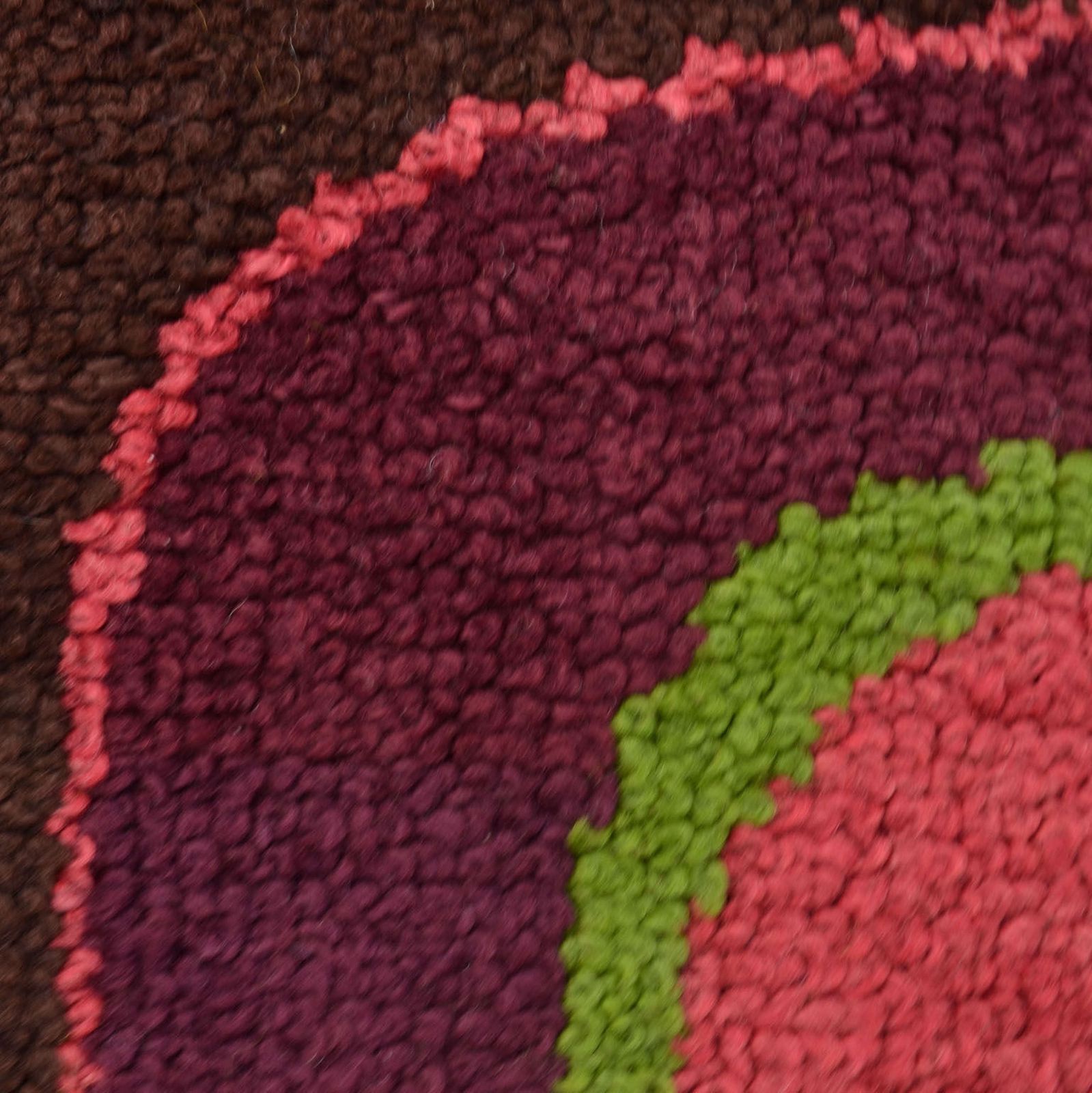 Mid Century Modern Art Rug, Hand Tufted In Wool photo for sale