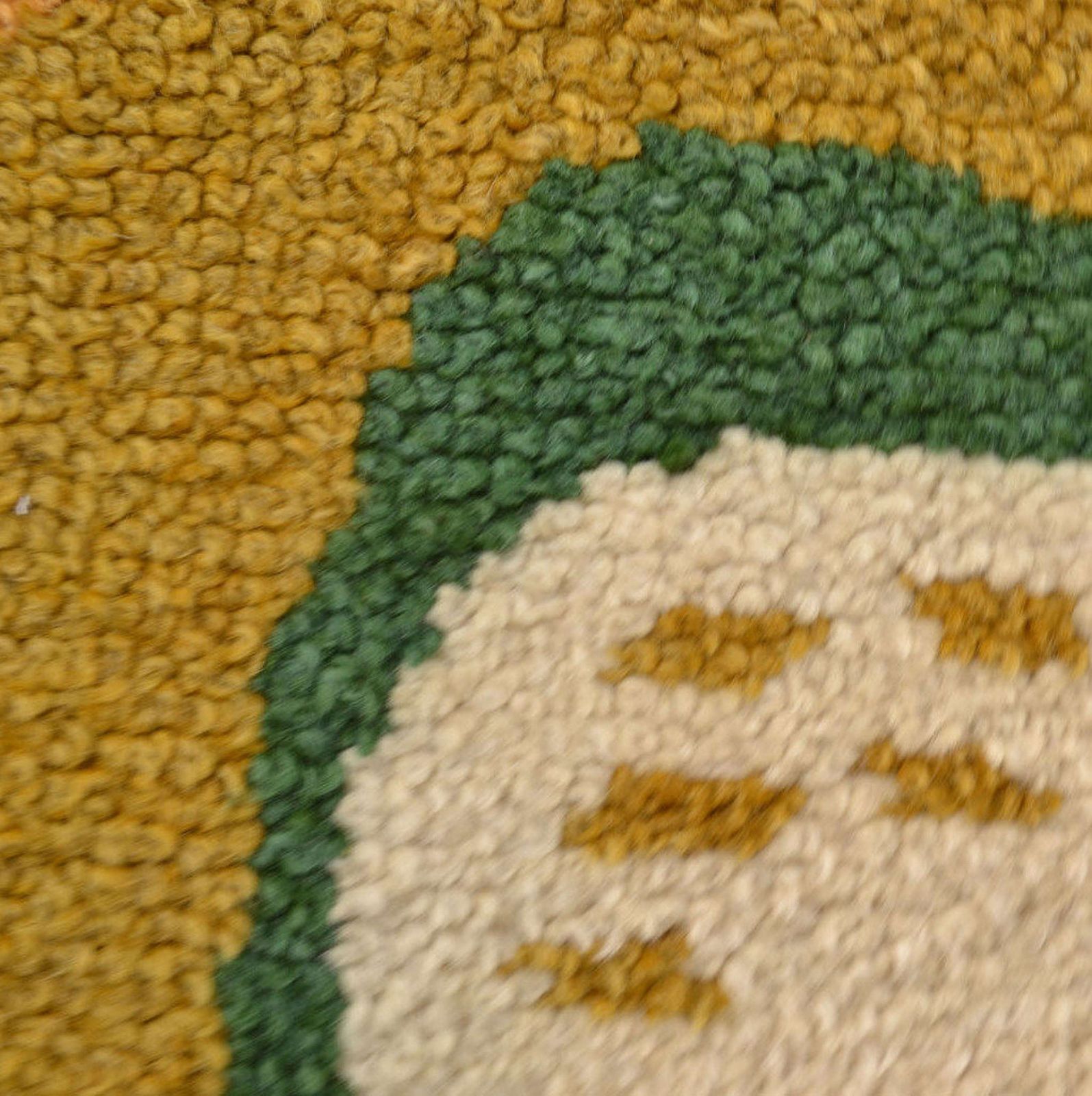 Mid Century Modern Art Rug, Hand Tufted In Wool photo buy