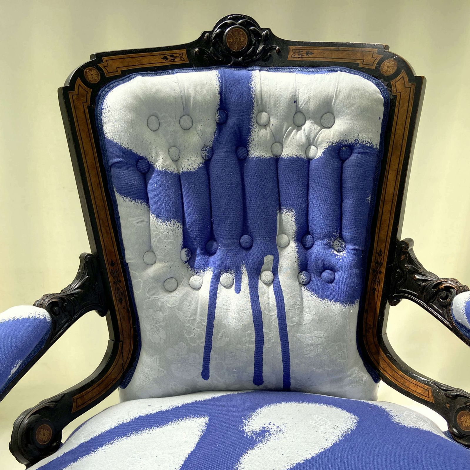Antique Armchair Attributed To Horrix With Victor & Rolf Upholstery photo 2995.0