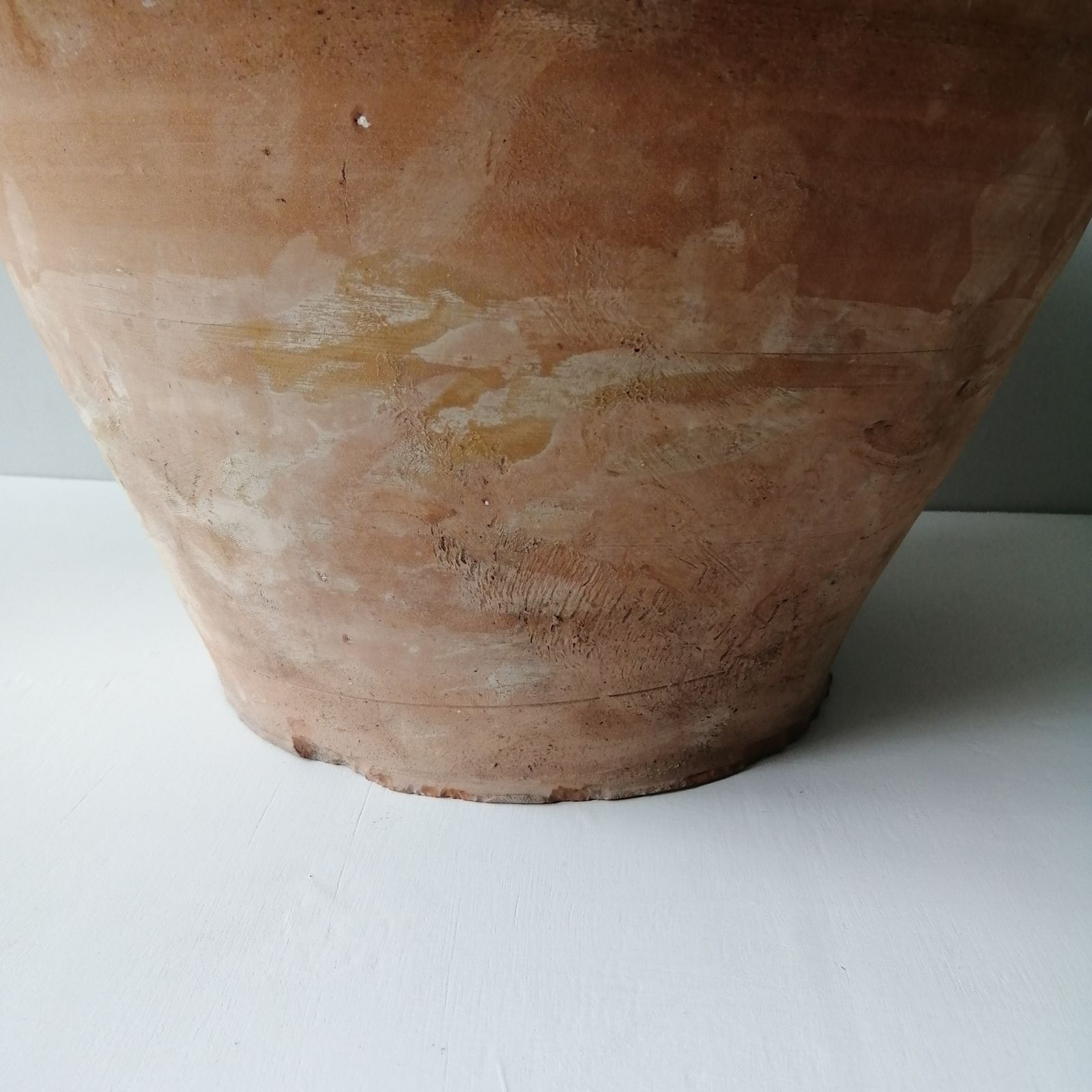 Antique Italian Passata /Dairy Bowl Drip Glaze 1900s  Puglia Italy photo vintage