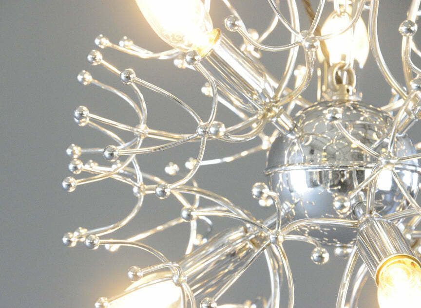 photo for sale Mid Century Sputnik Pendant Light By Sciolari Circa 1960s