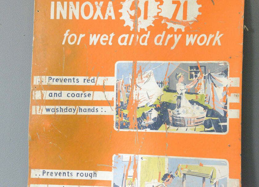 Ww2 Innoxa Advertising Sign 1940s photo Home Decor
