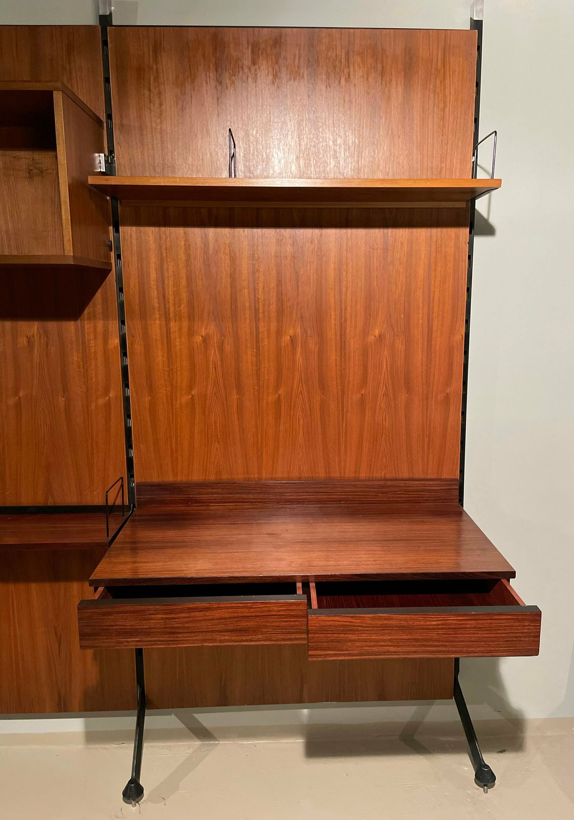 1960s Teak Urio Modular Library By Ico & Luisa Parisi For Mim, Italy, Set Of 2 photo 3340.0
