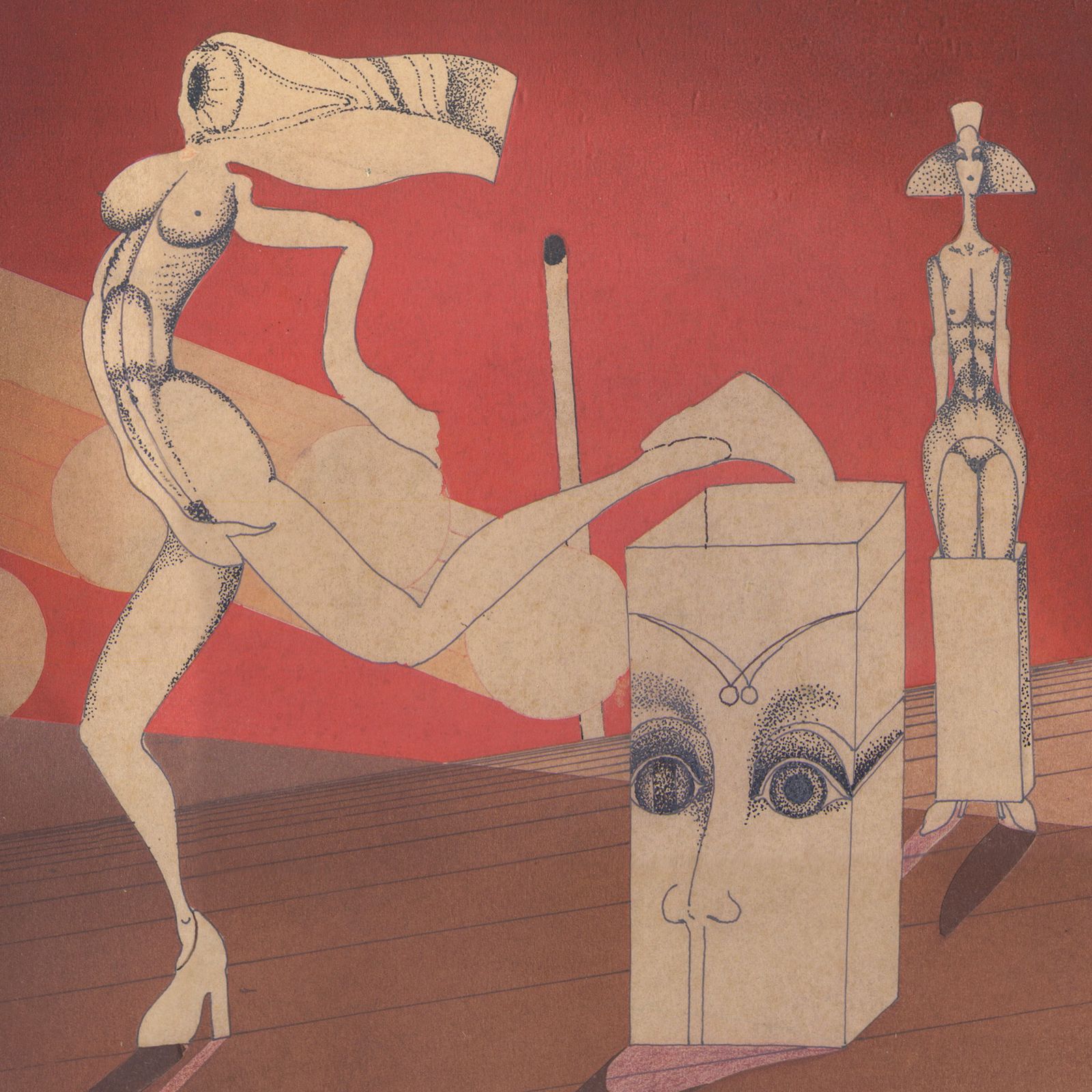 Manfred Popp, “Untitled (No.17)”, 1974, Fantastic 70s Surrealist/Sci Fi/Erotic Collage photo Art