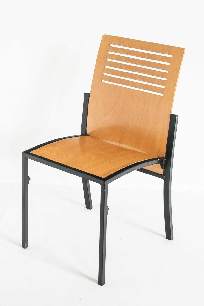 Set Of 7 Vintage Robert Chairs By Thomas Albrecht For Atoll, Germany 1980 photo buy