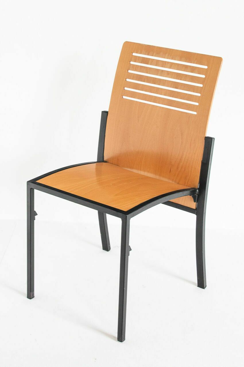 572.0 Set Of 7 Vintage Robert Chairs By Thomas Albrecht For Atoll, Germany 1980 photo