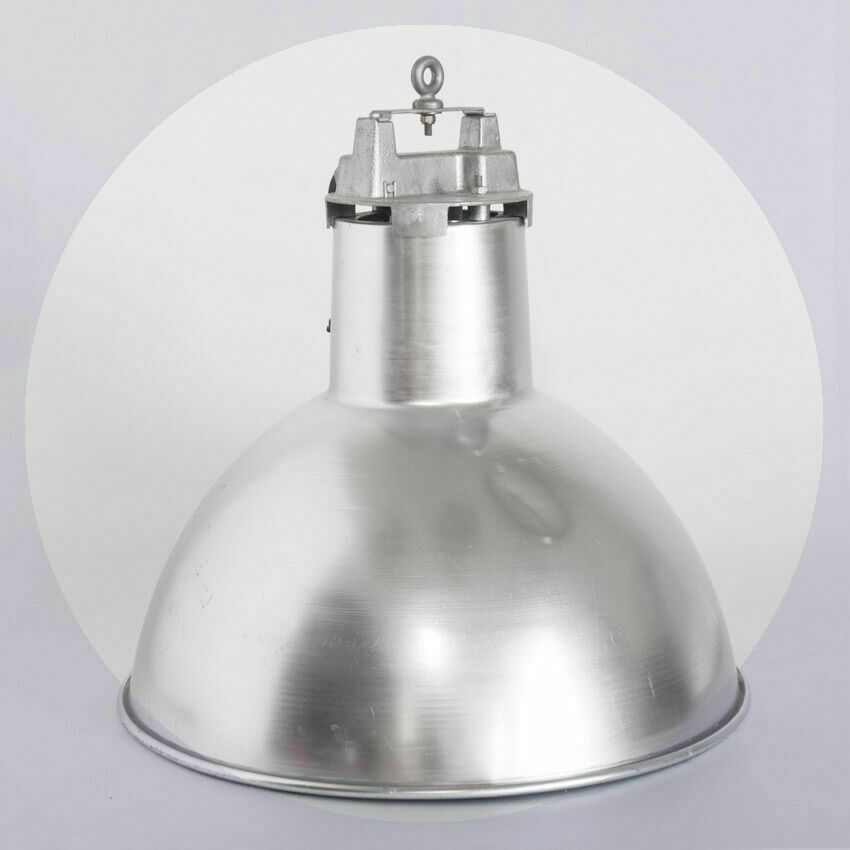 Vintage Industrial Aluminum Ceiling Lamp Mazda (Philips) Holland 1980 photo vinterior