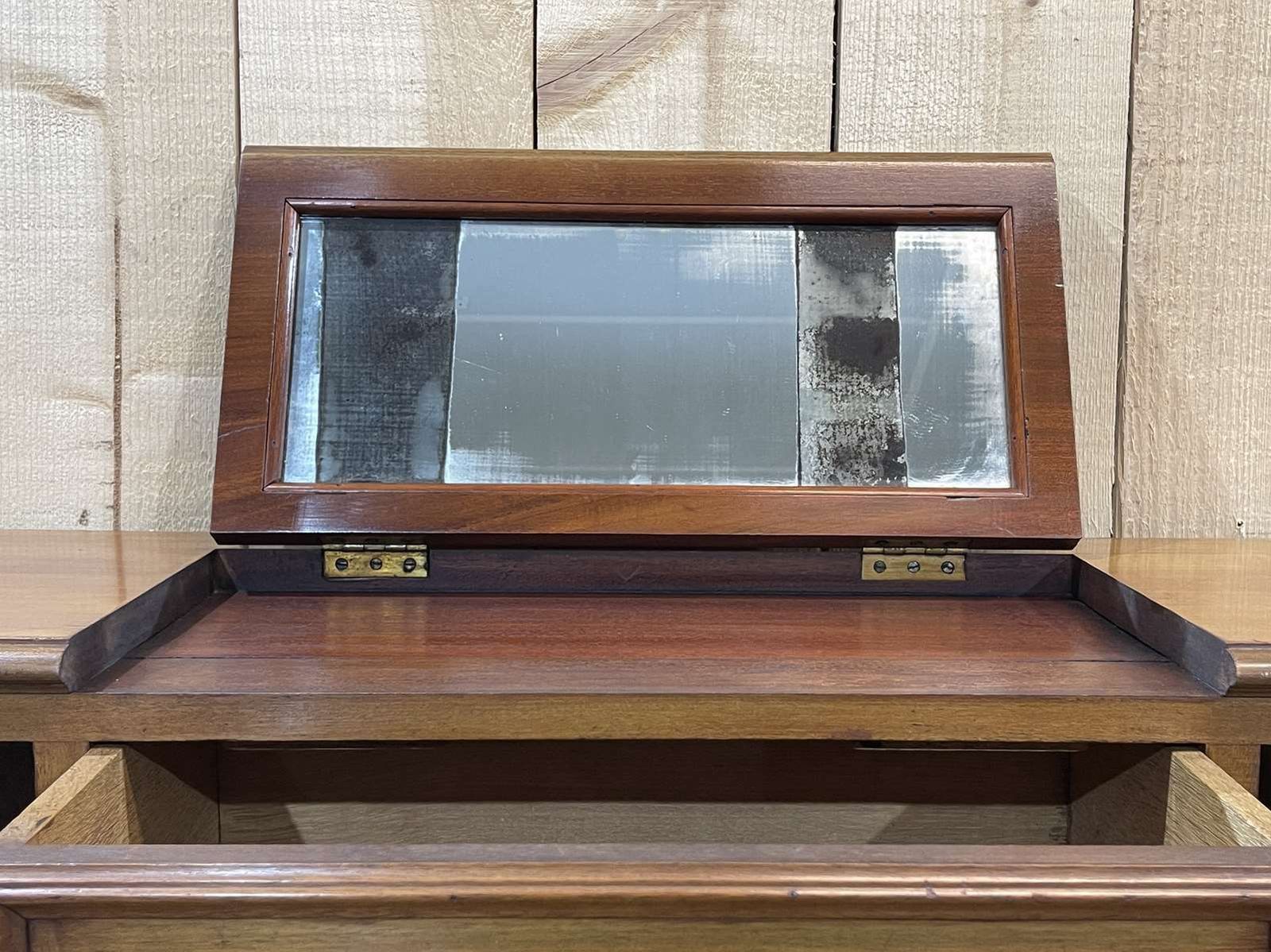 photo vintage 1930s Mahogany Boat Cabin Furniture