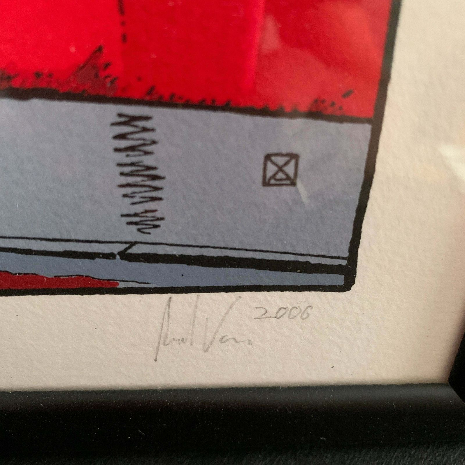 Charity Now Open Painting Signed Limited Edition 54/80 Thou Art In Hampstead Contemporary Art photo furniture