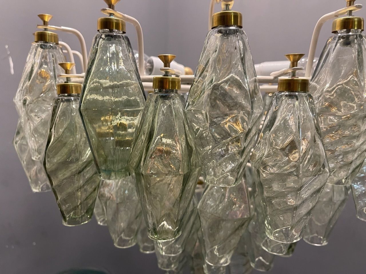 Murano Glass Polygon Chandelier 1980’s photo buy