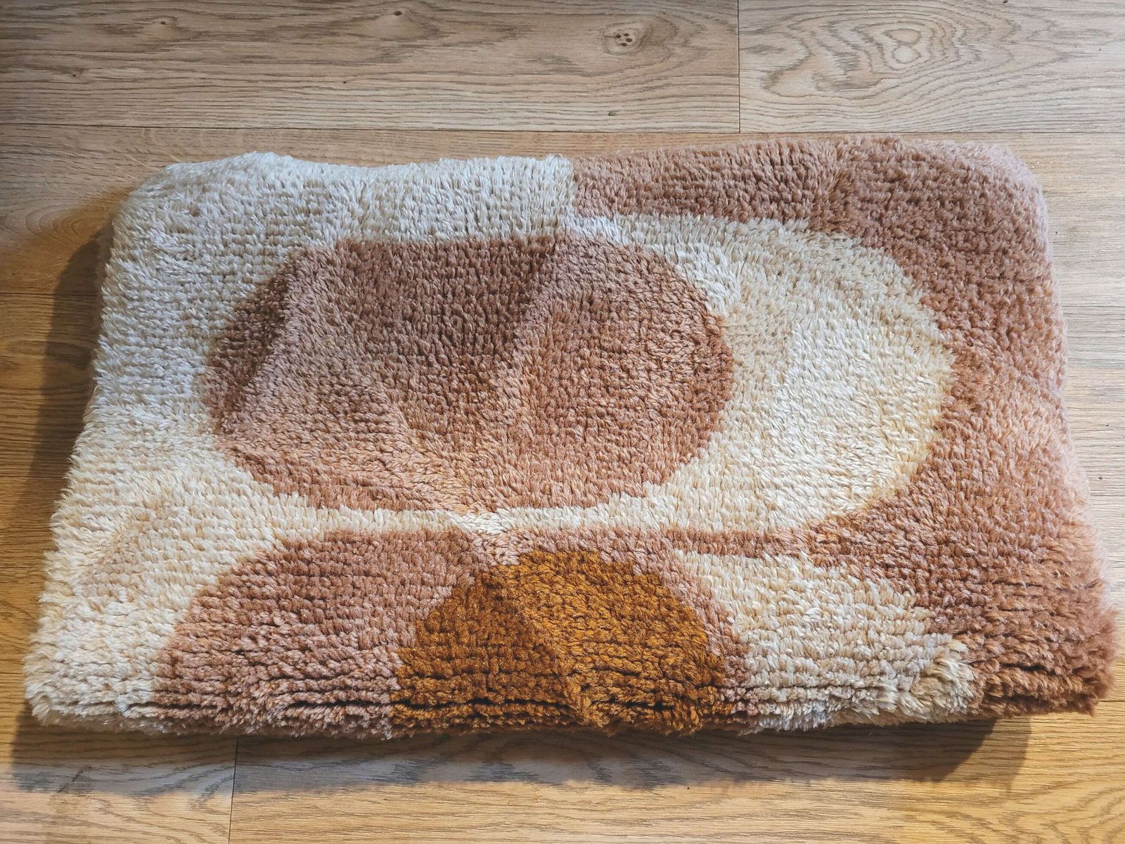 Vintage Mid Century Rug / 1960's Rug / Mid Century Modern Rug / Retro Rug photo 300.0
